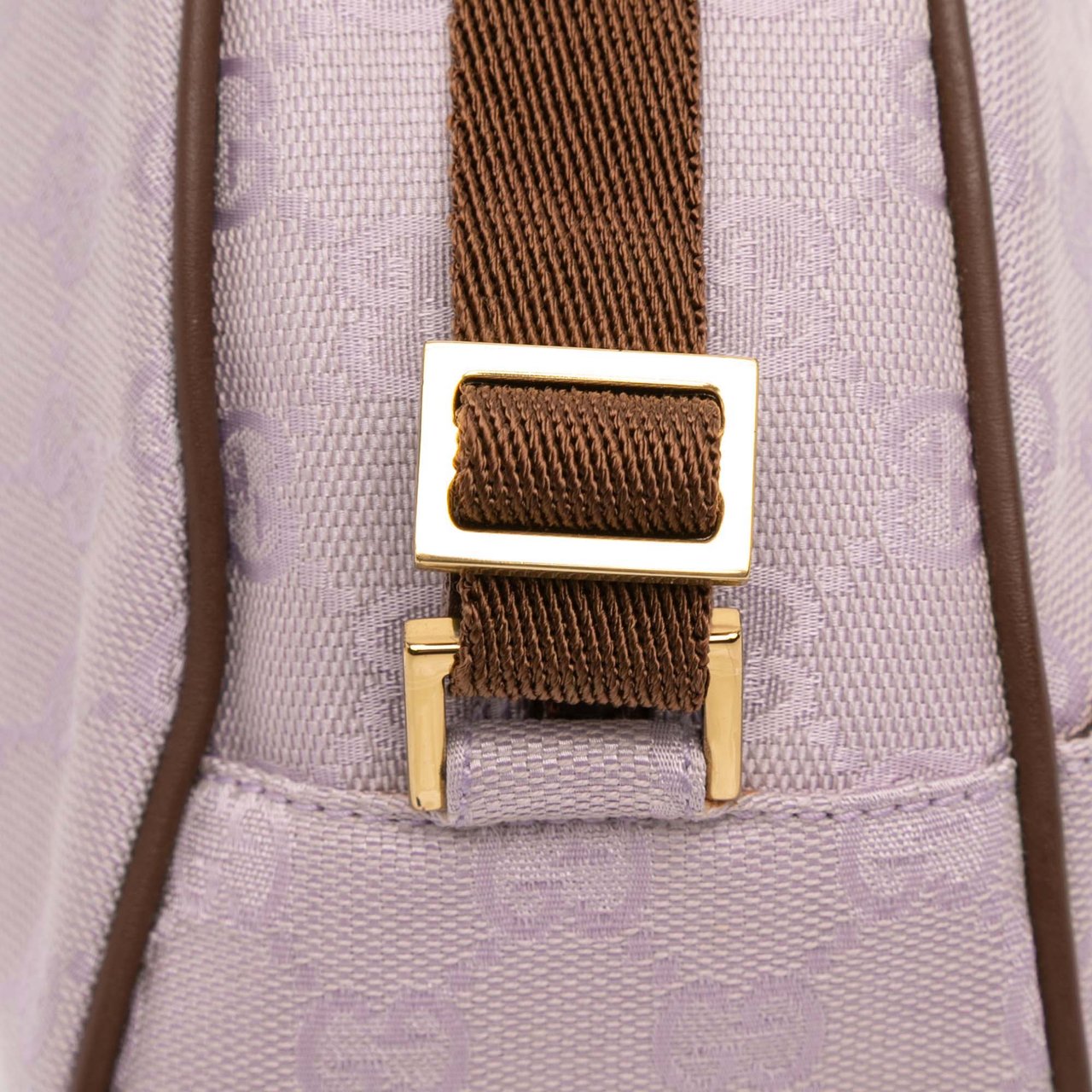 Gucci GG Canvas Shoulder Bag Paars
