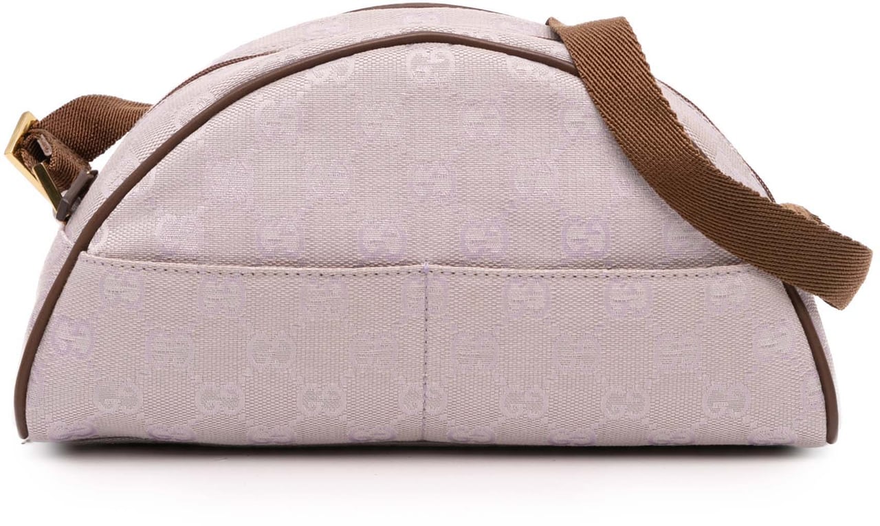 Gucci GG Canvas Shoulder Bag Paars
