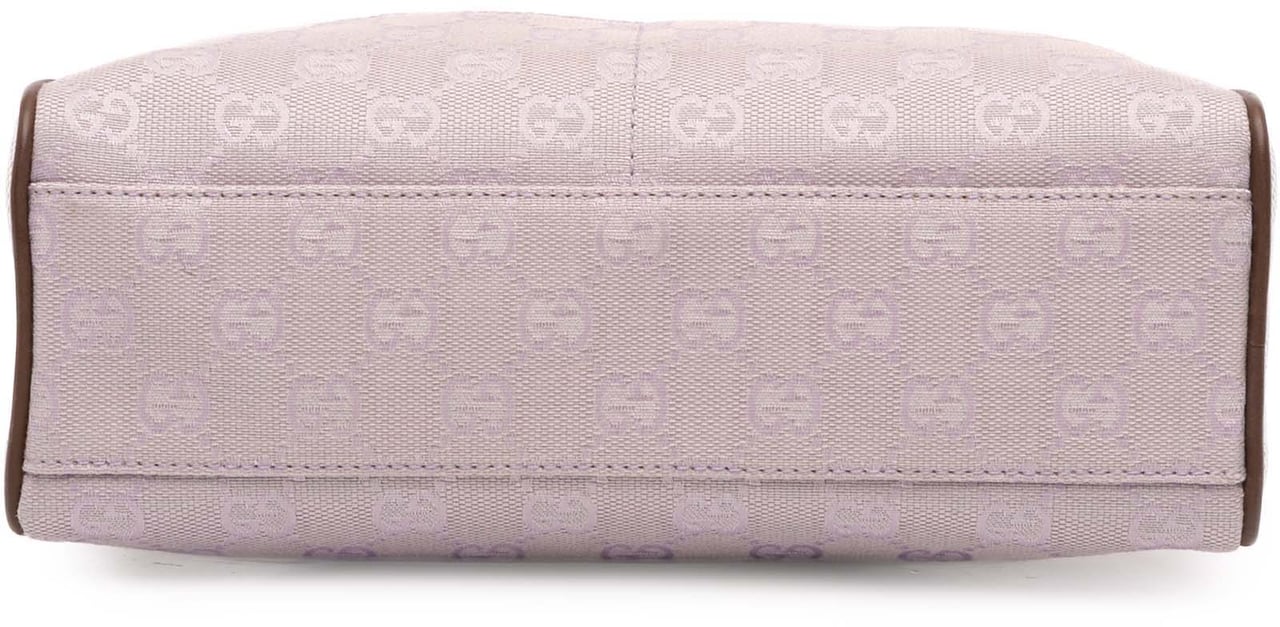 Gucci GG Canvas Shoulder Bag Paars