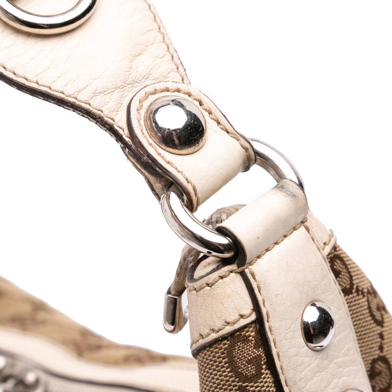 Gucci Medium GG Canvas Icon Bit Satchel Bruin