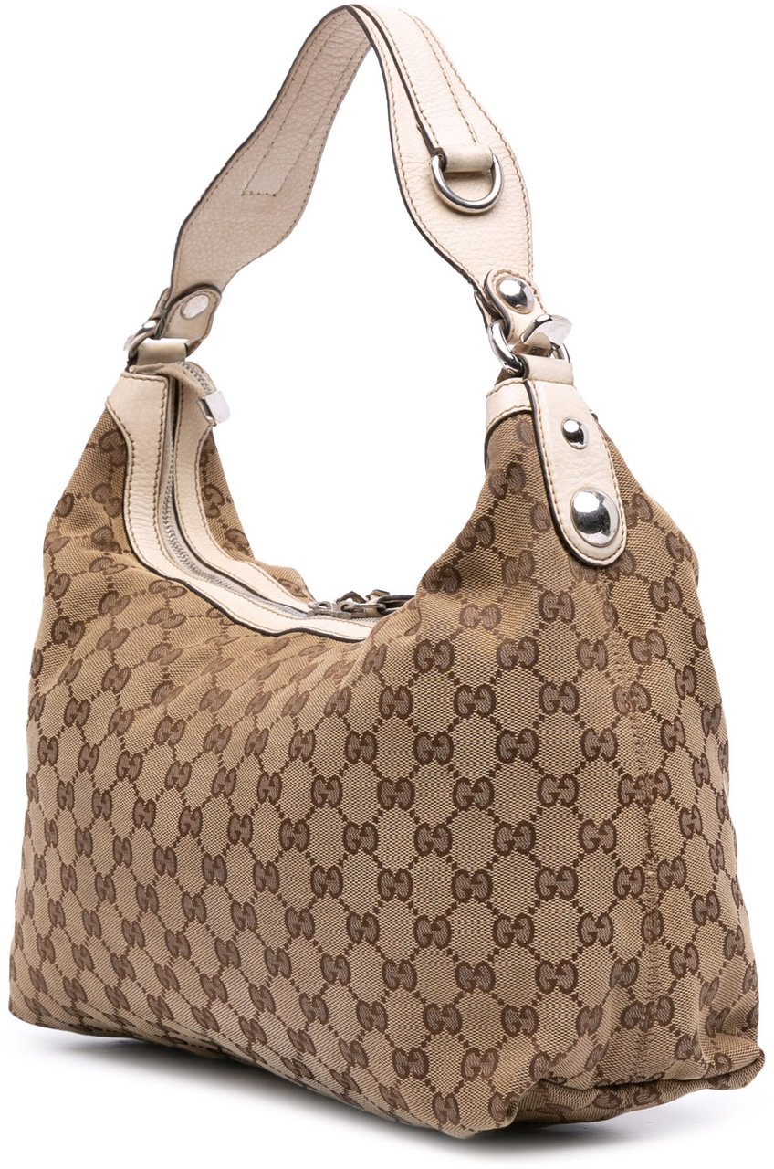 Gucci Medium GG Canvas Icon Bit Satchel Bruin
