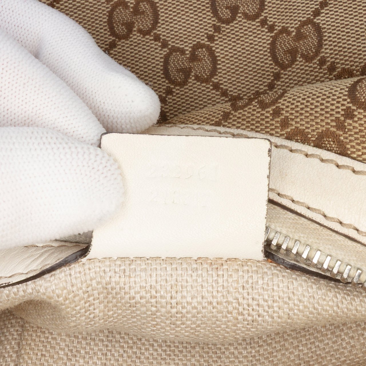 Gucci Medium GG Canvas Icon Bit Satchel Bruin