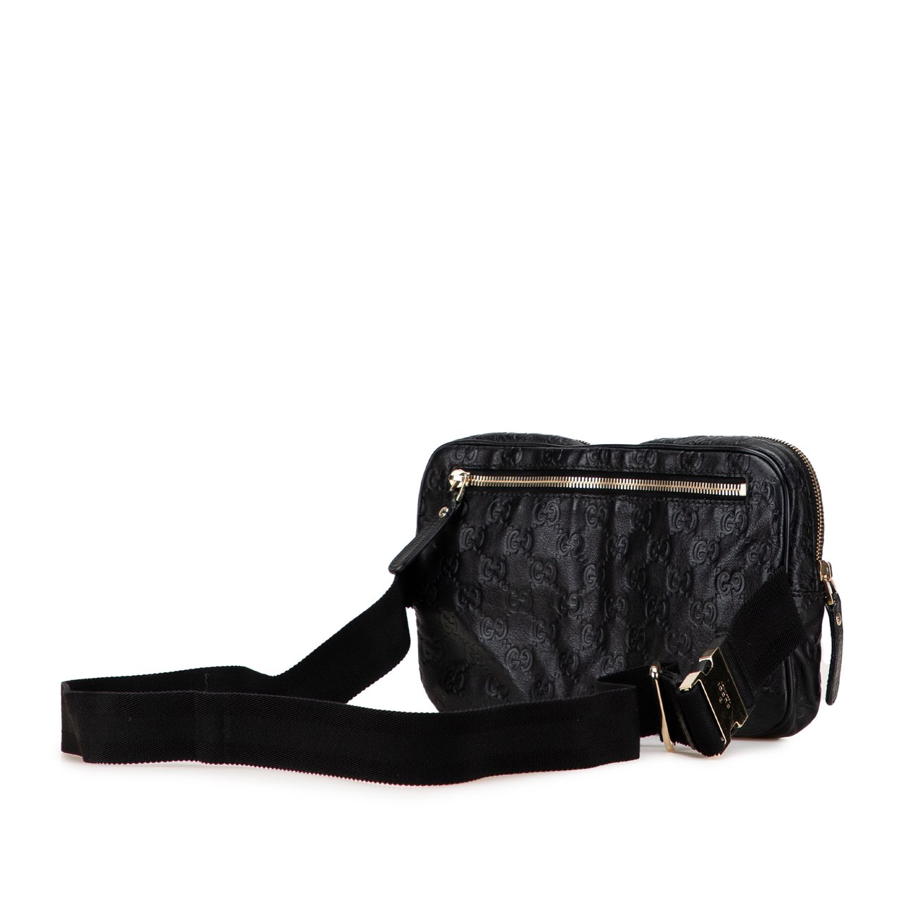 Gucci Guccissima Belt Bag Zwart
