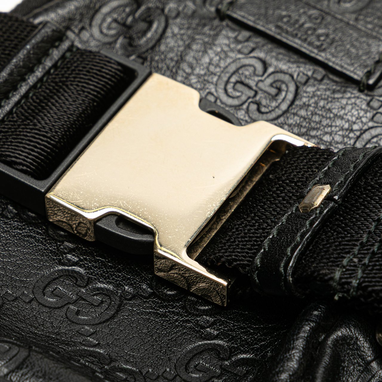 Gucci Guccissima Belt Bag Zwart