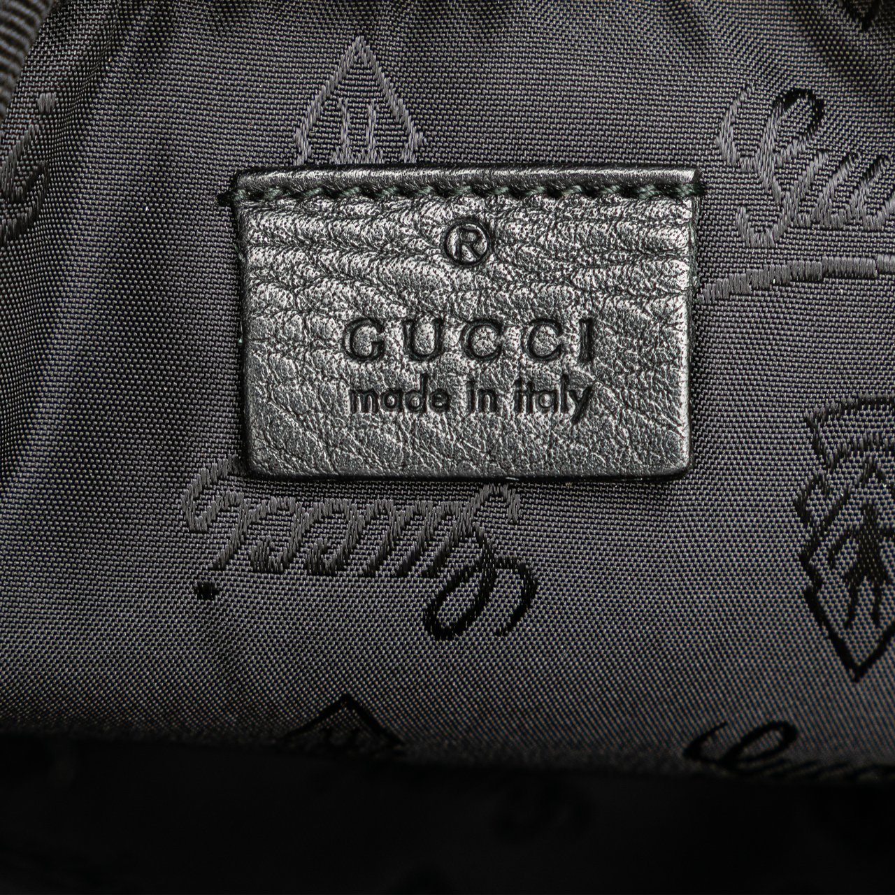 Gucci Guccissima Belt Bag Zwart