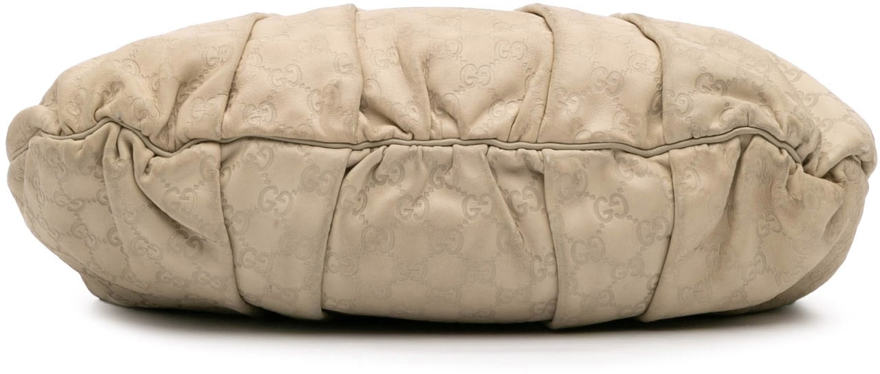Gucci Large Guccissima Hysteria Satchel Bruin