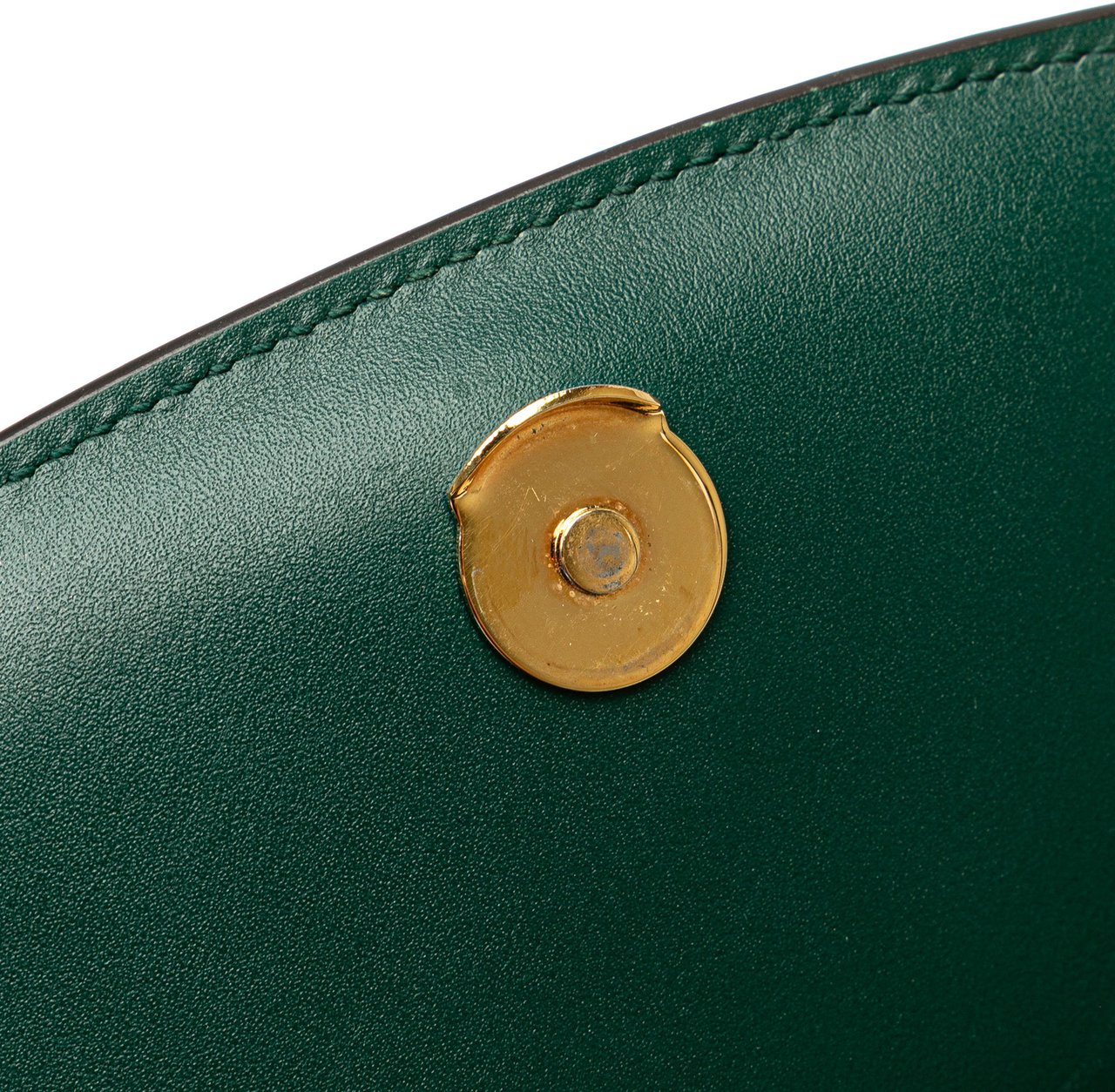 Gucci Small Leather Zumi Satchel Groen