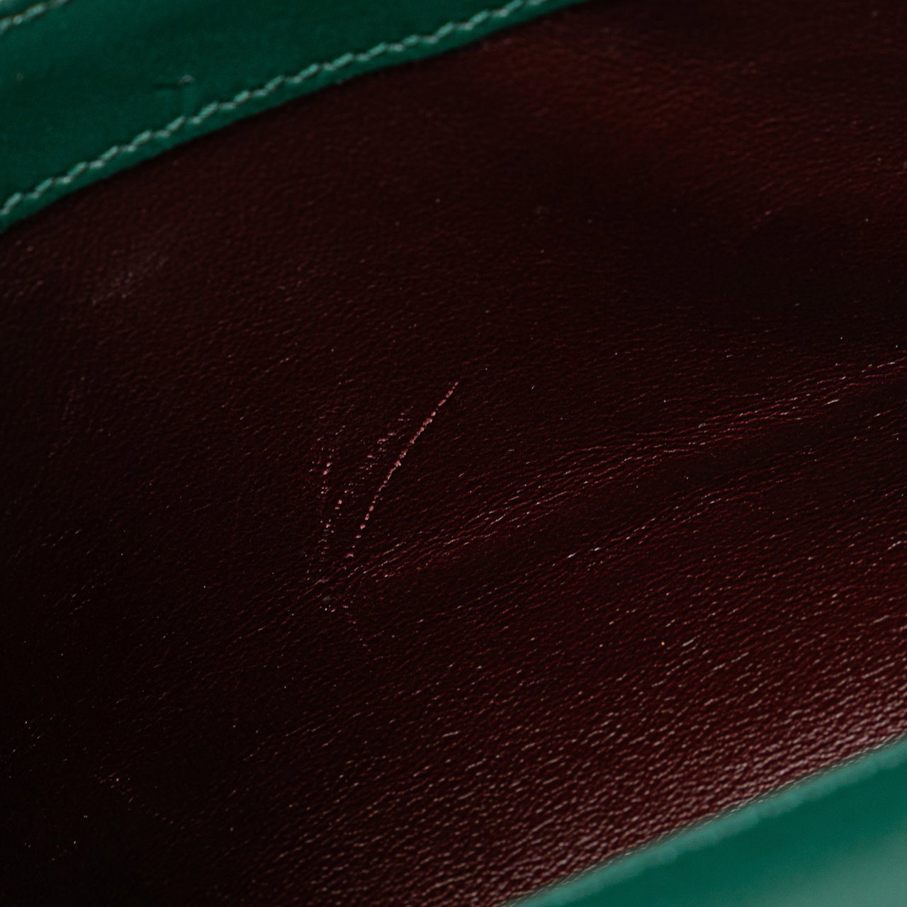 Gucci Small Leather Zumi Satchel Groen