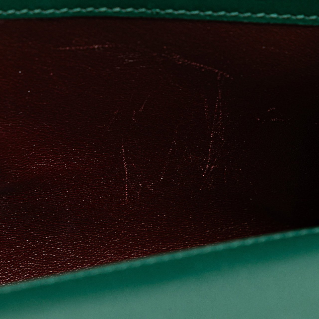 Gucci Small Leather Zumi Satchel Groen