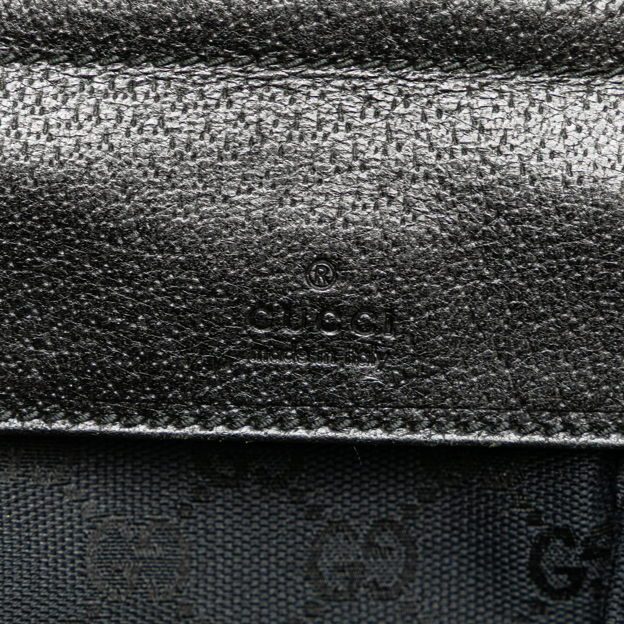 Gucci GG Canvas Double Pocket Belt Bag Blauw