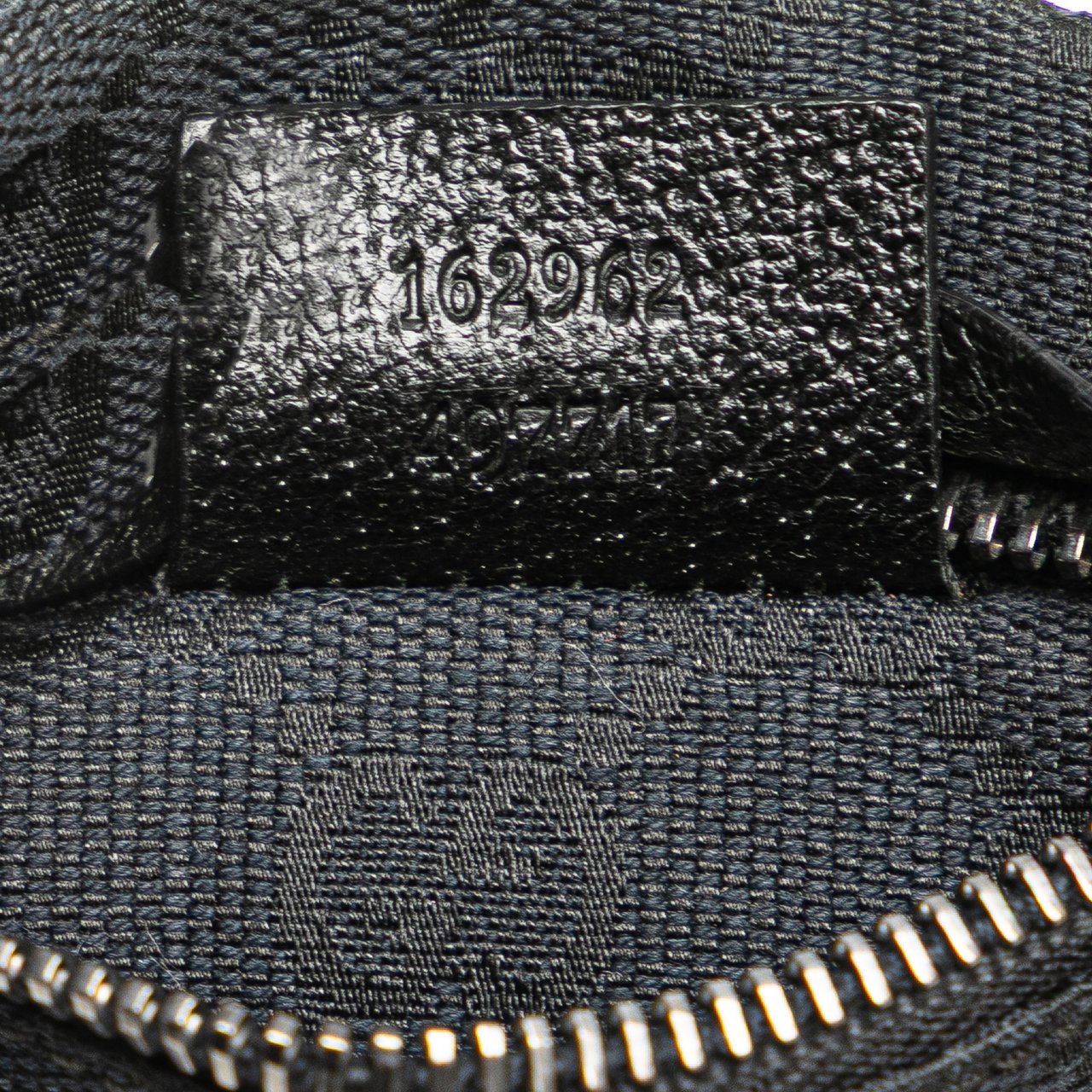 Gucci GG Canvas Double Pocket Belt Bag Blauw