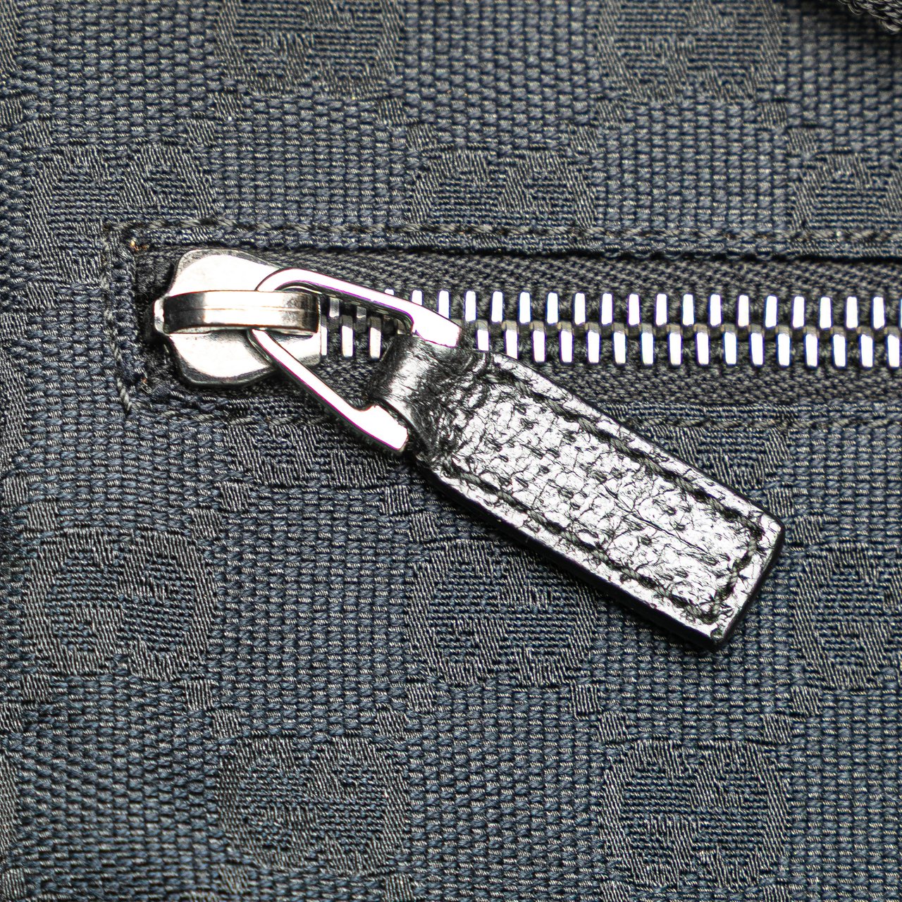Gucci GG Canvas Double Pocket Belt Bag Blauw