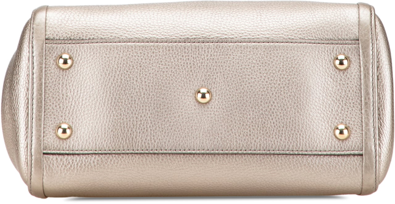Gucci Small Leather Soho Satchel Goud