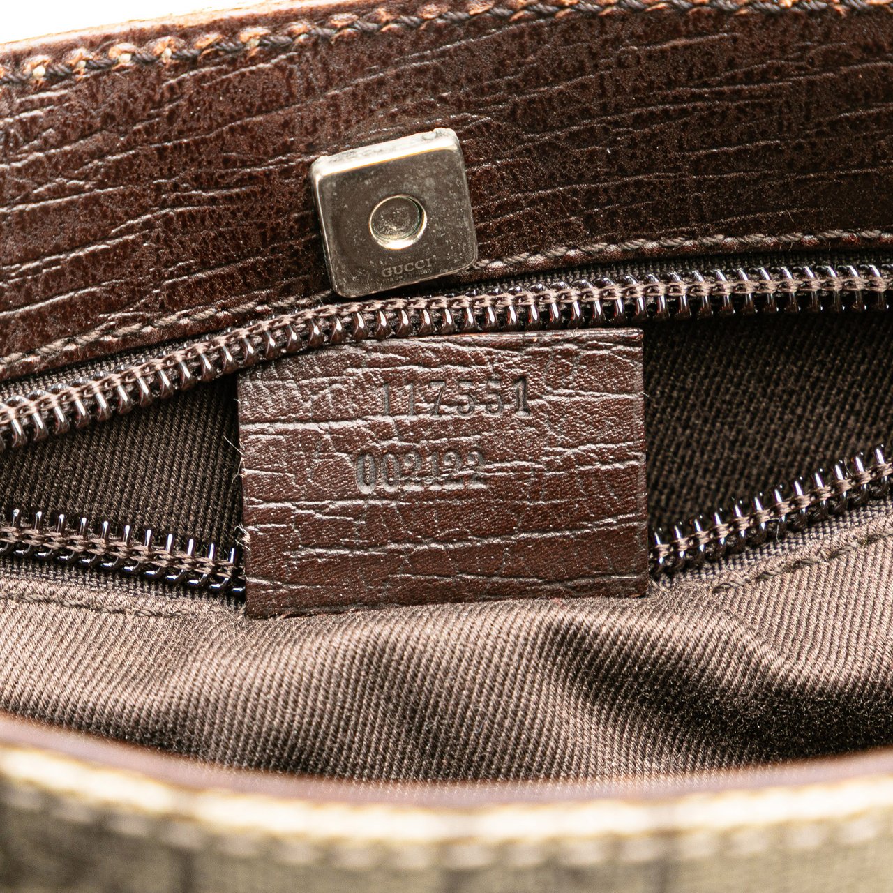 Gucci GG Supreme Tote Bruin
