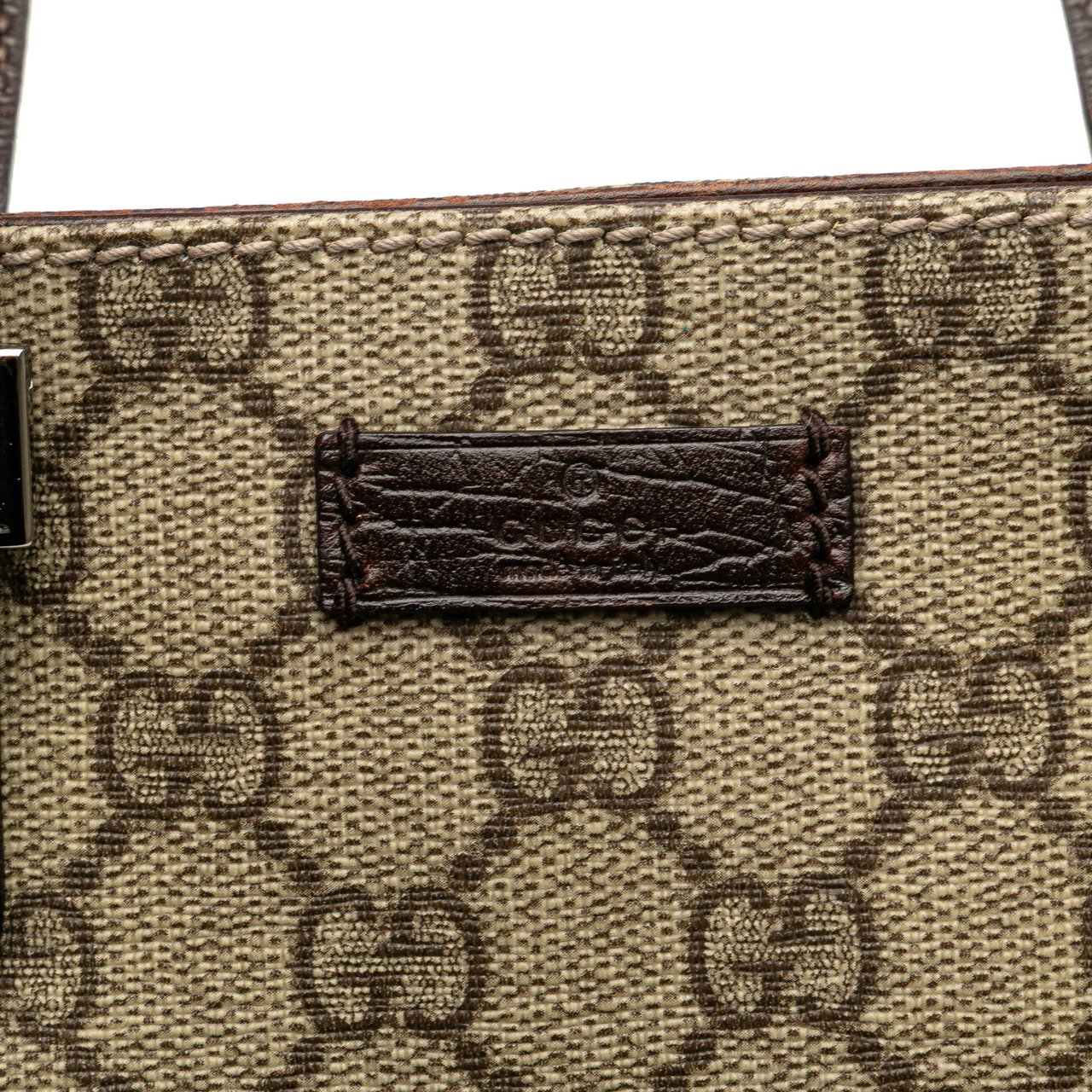Gucci GG Supreme Tote Bruin