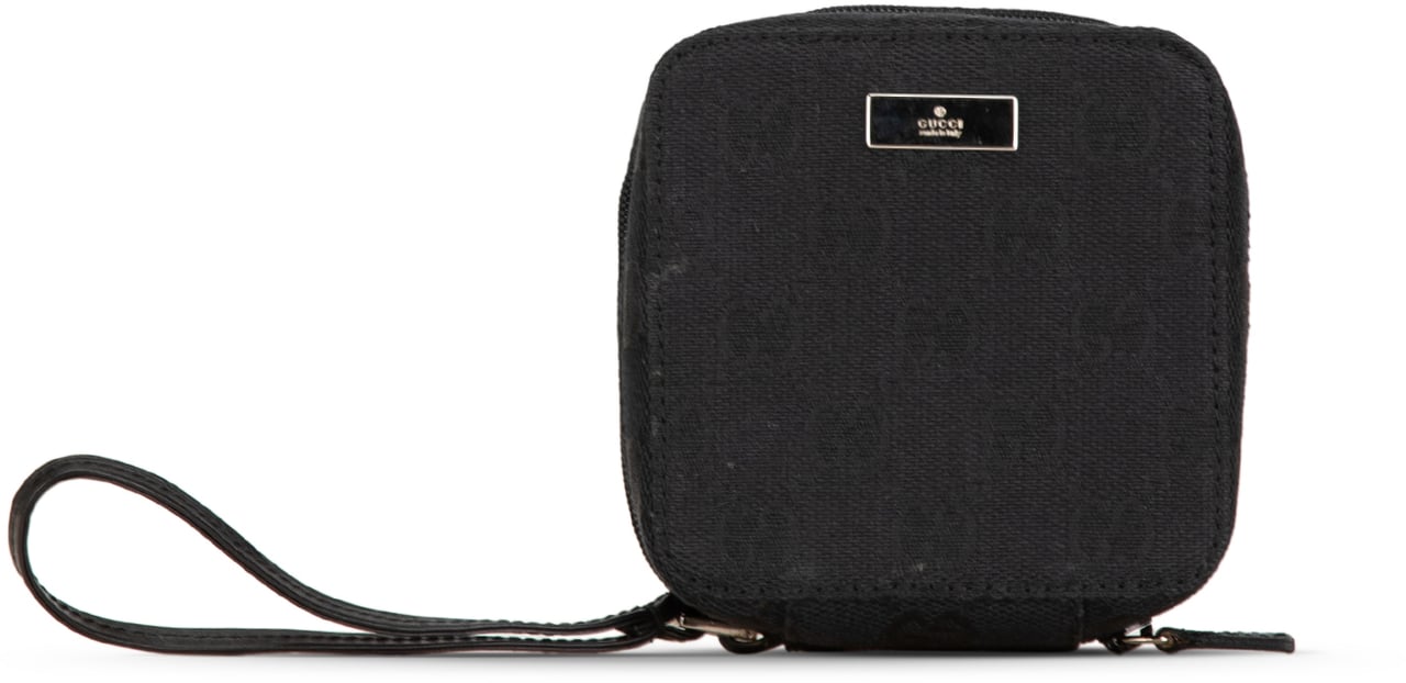Gucci GG Canvas Cosmetic Pouch Zwart