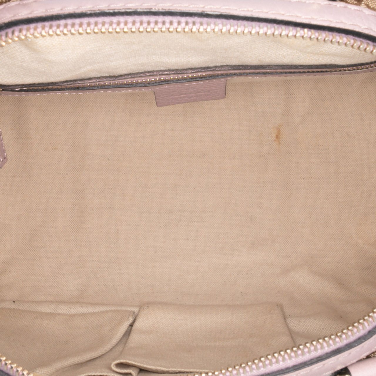 Gucci Medium GG Canvas Web Joy Boston Bag Bruin
