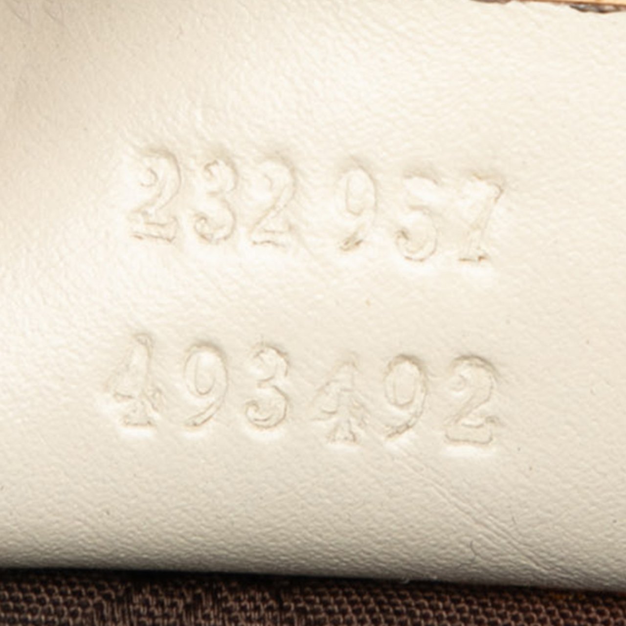 Gucci GG Canvas Twins Tote Bruin