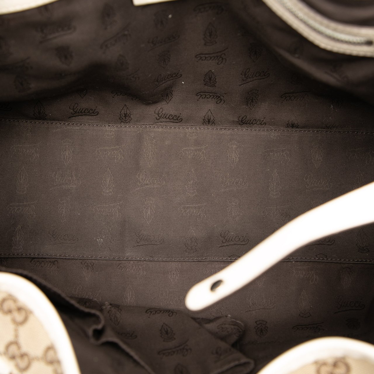 Gucci GG Canvas Twins Tote Bruin