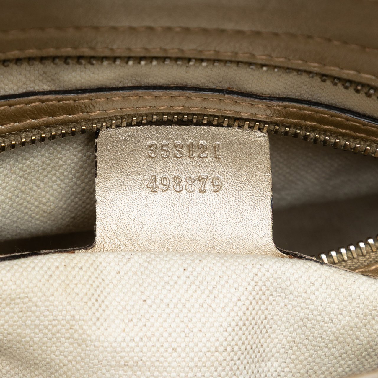 Gucci Small Guccissima Bree Satchel Goud