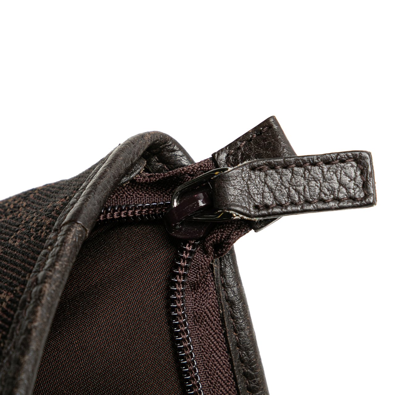 Gucci GG Denim Abbey D Ring Crossbody Bruin