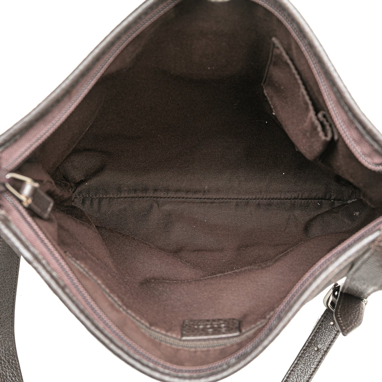 Gucci GG Denim Abbey D Ring Crossbody Bruin