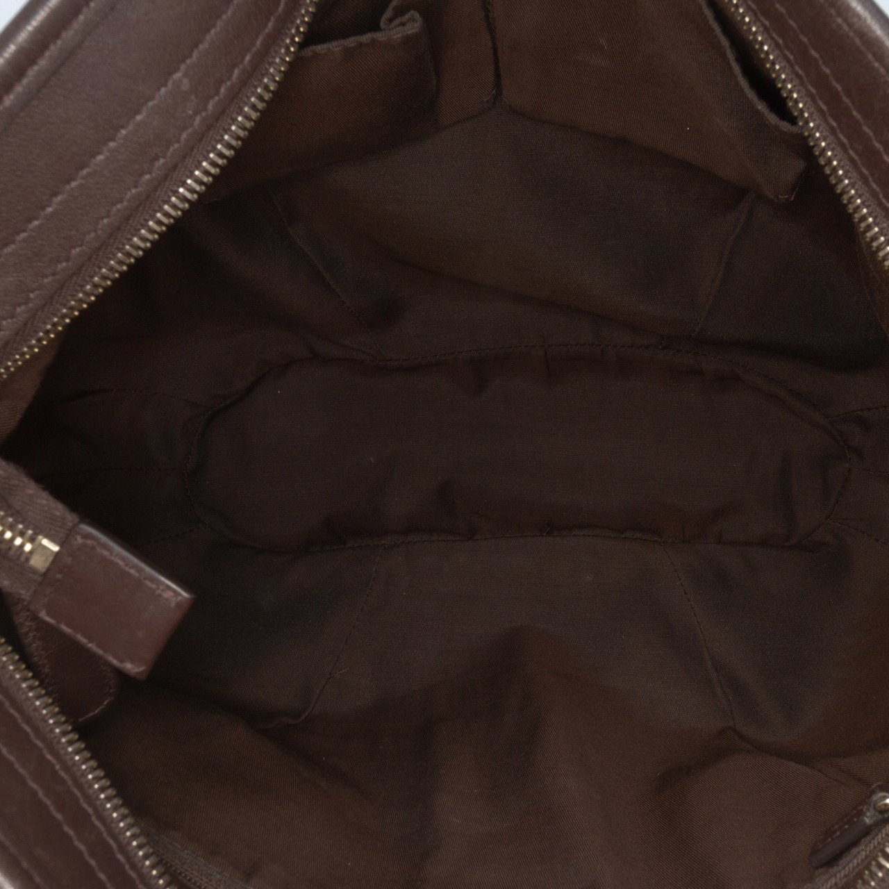 Gucci GG Canvas Crossbody Bruin