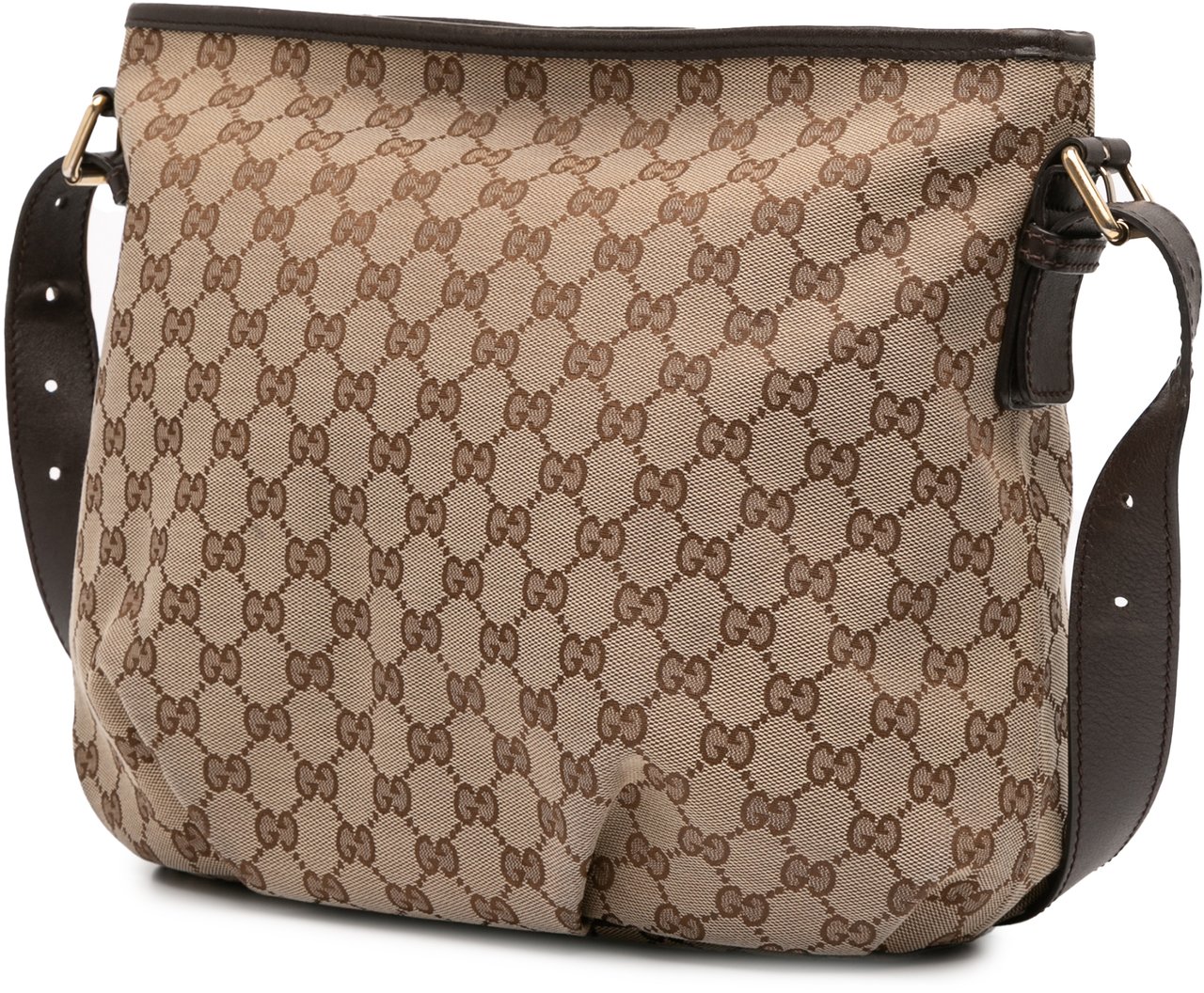 Gucci GG Canvas Crossbody Bruin