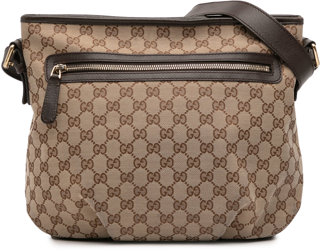 Gucci GG Canvas Crossbody Bruin