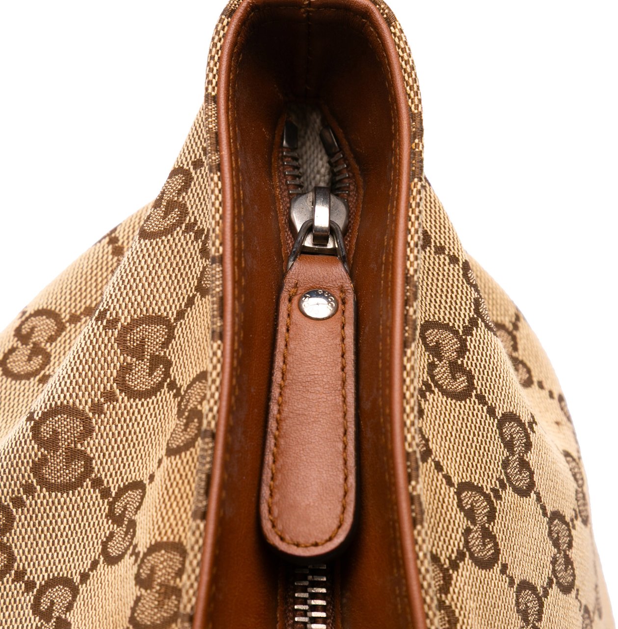Gucci GG Canvas Tote Bruin