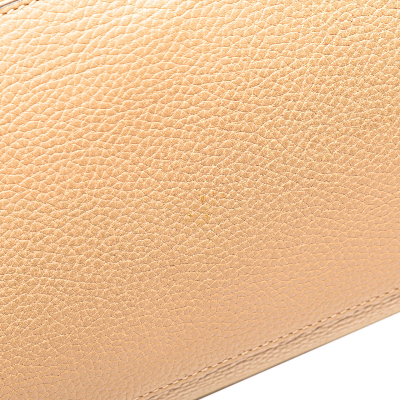 Gucci Large Leather Bamboo Daily Satchel Bruin