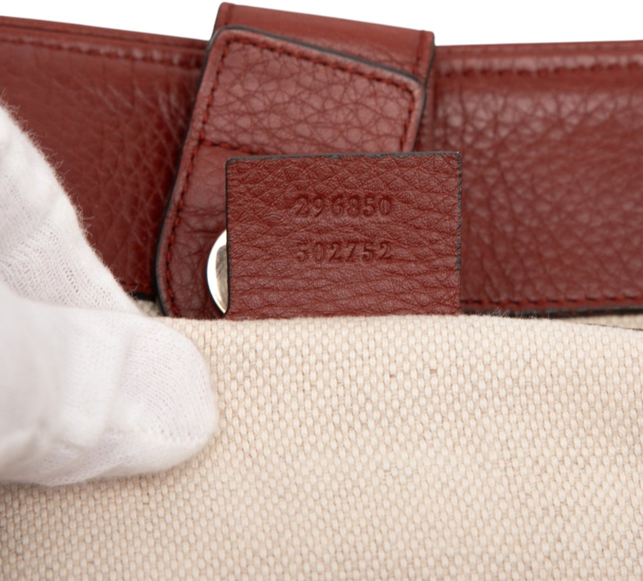 Gucci Medium GG Canvas Web Dressage Tote Bruin