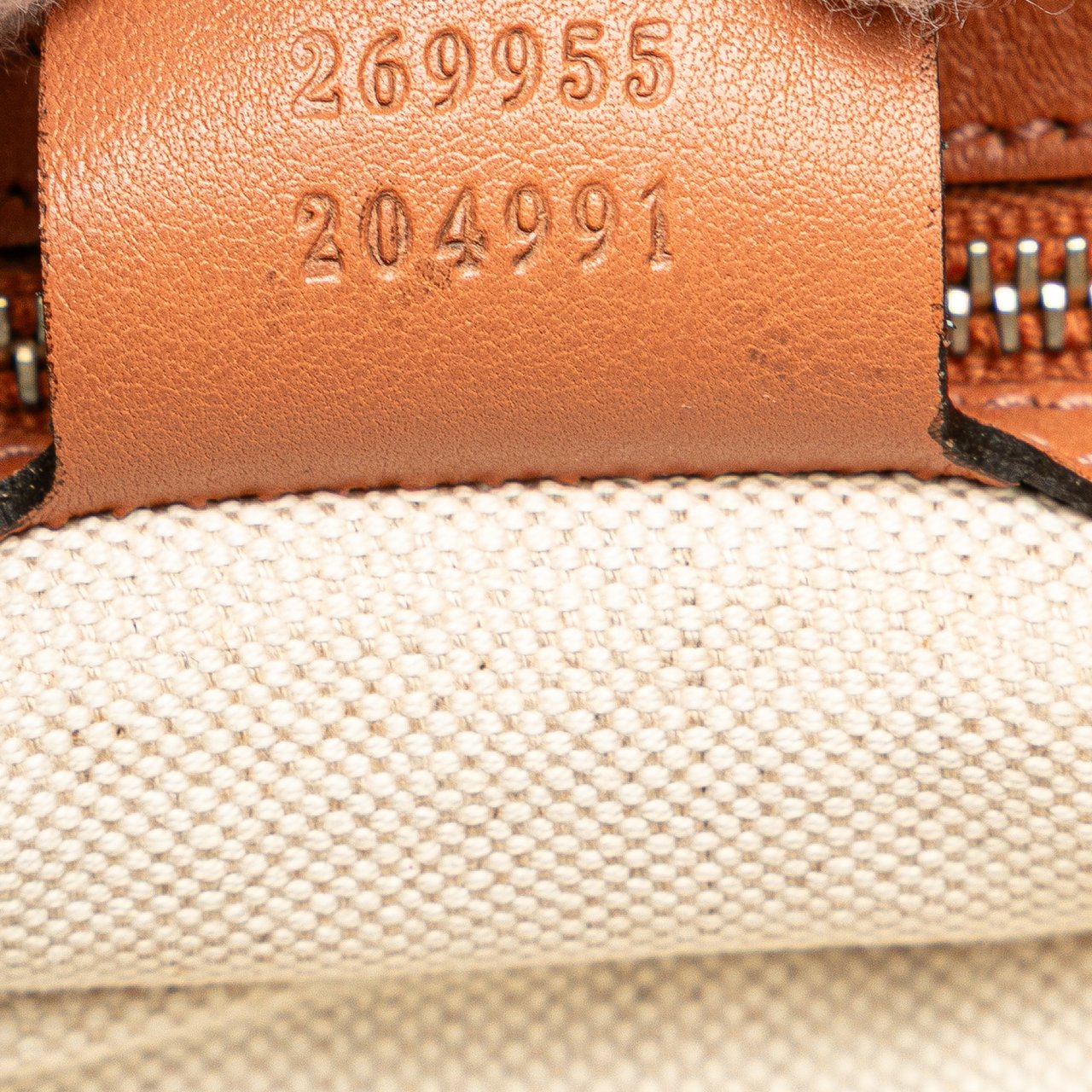 Gucci Guccissima Heart Bit Satchel Oranje