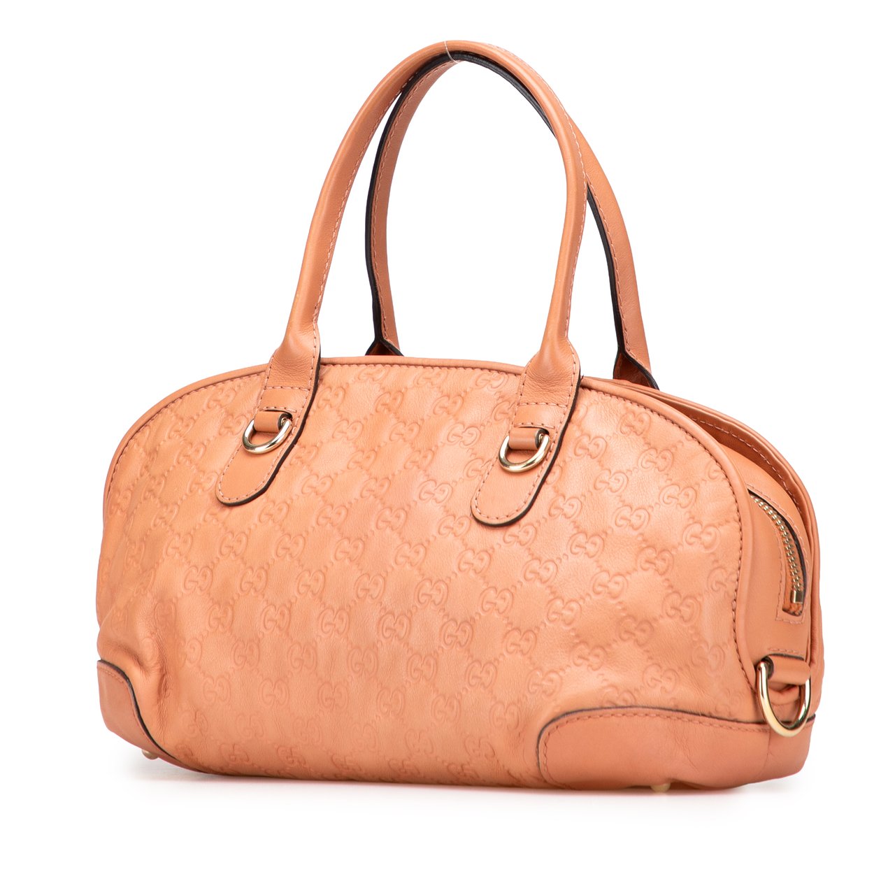 Gucci Guccissima Heart Bit Satchel Oranje