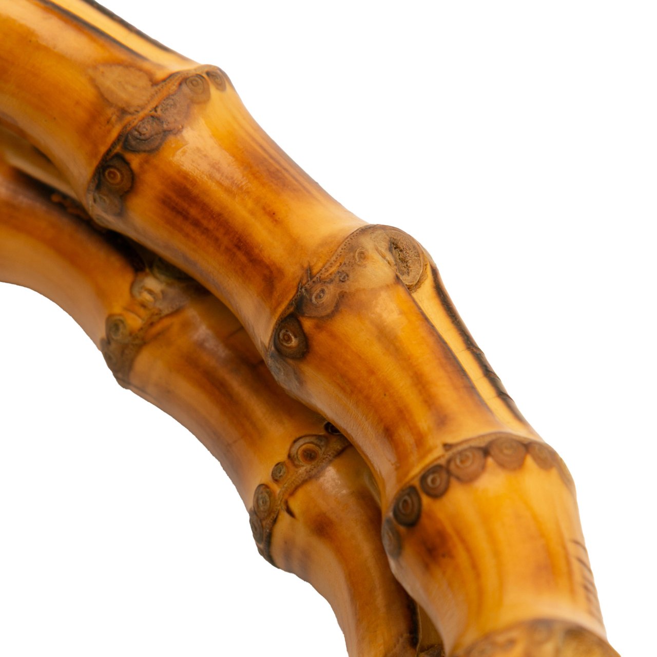 Gucci Medium Calfskin Bamboo Shopper Satchel Rood