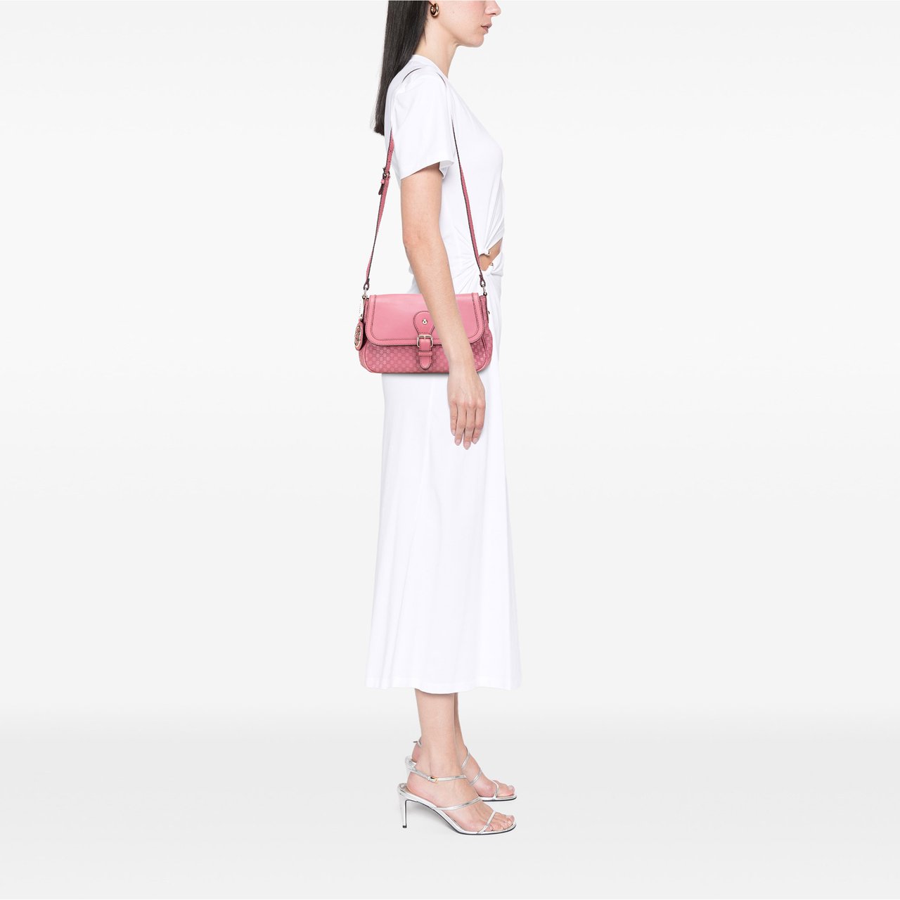 Gucci Microguccissima Sukey Crossbody Roze