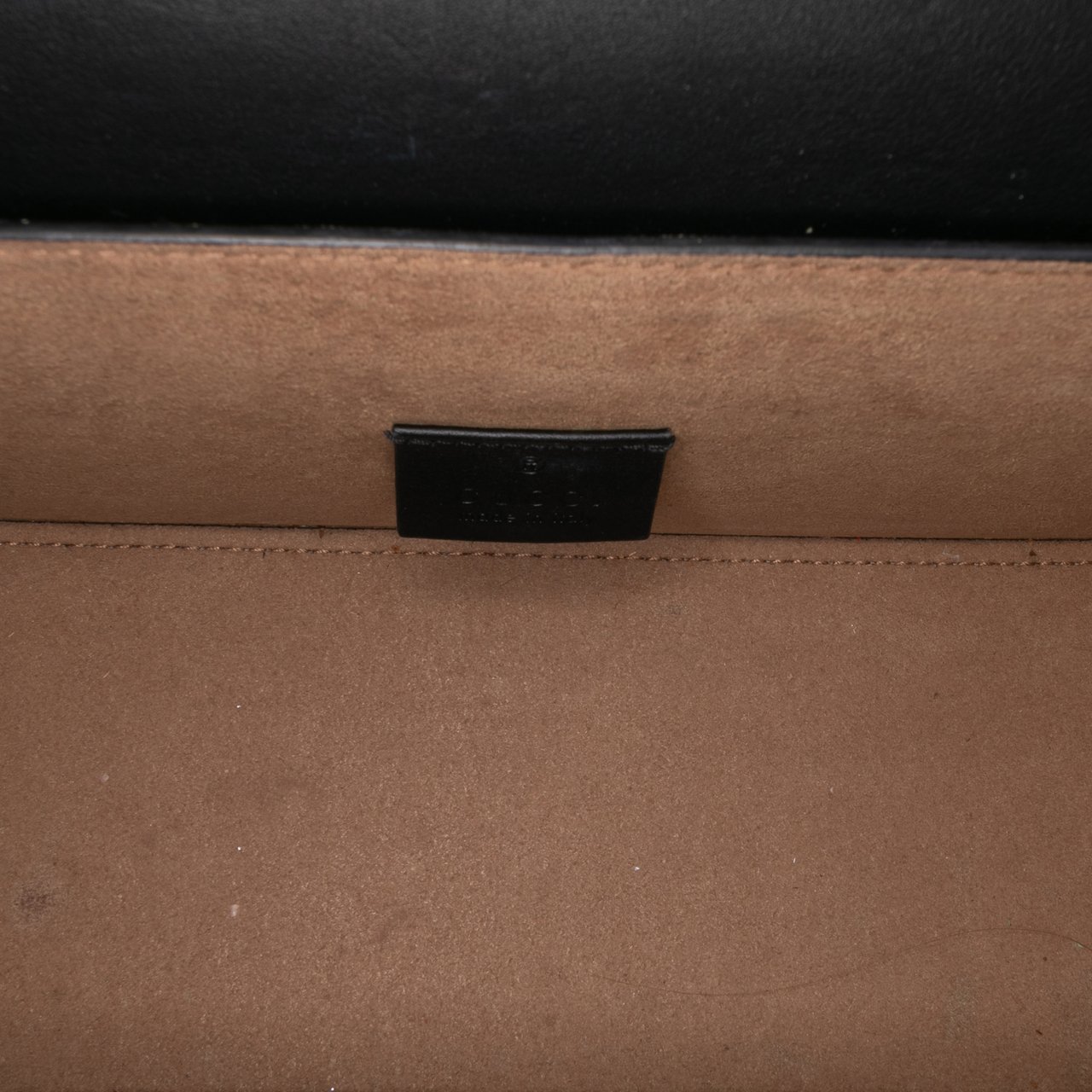 Gucci GG Supreme Bamboo Padlock Satchel Bruin