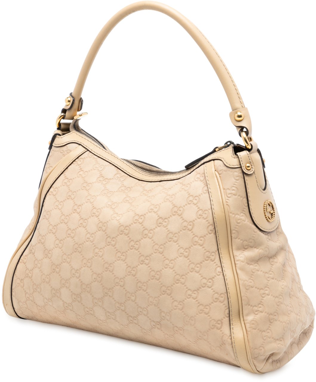 Gucci Guccissima Scarlett Shoulder Bag Bruin