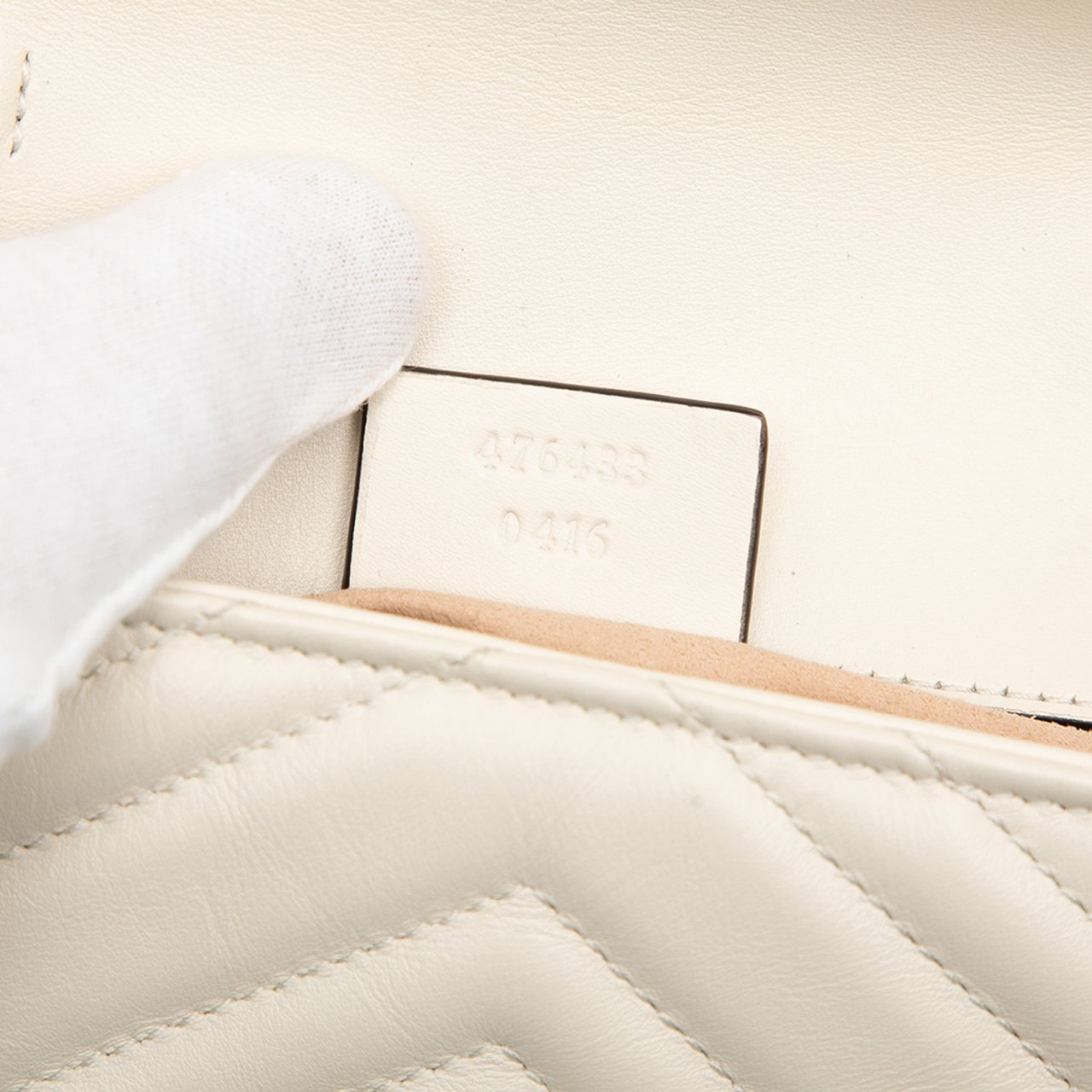 Gucci Mini GG Marmont Matelasse Leather Flap Crossbody Wit