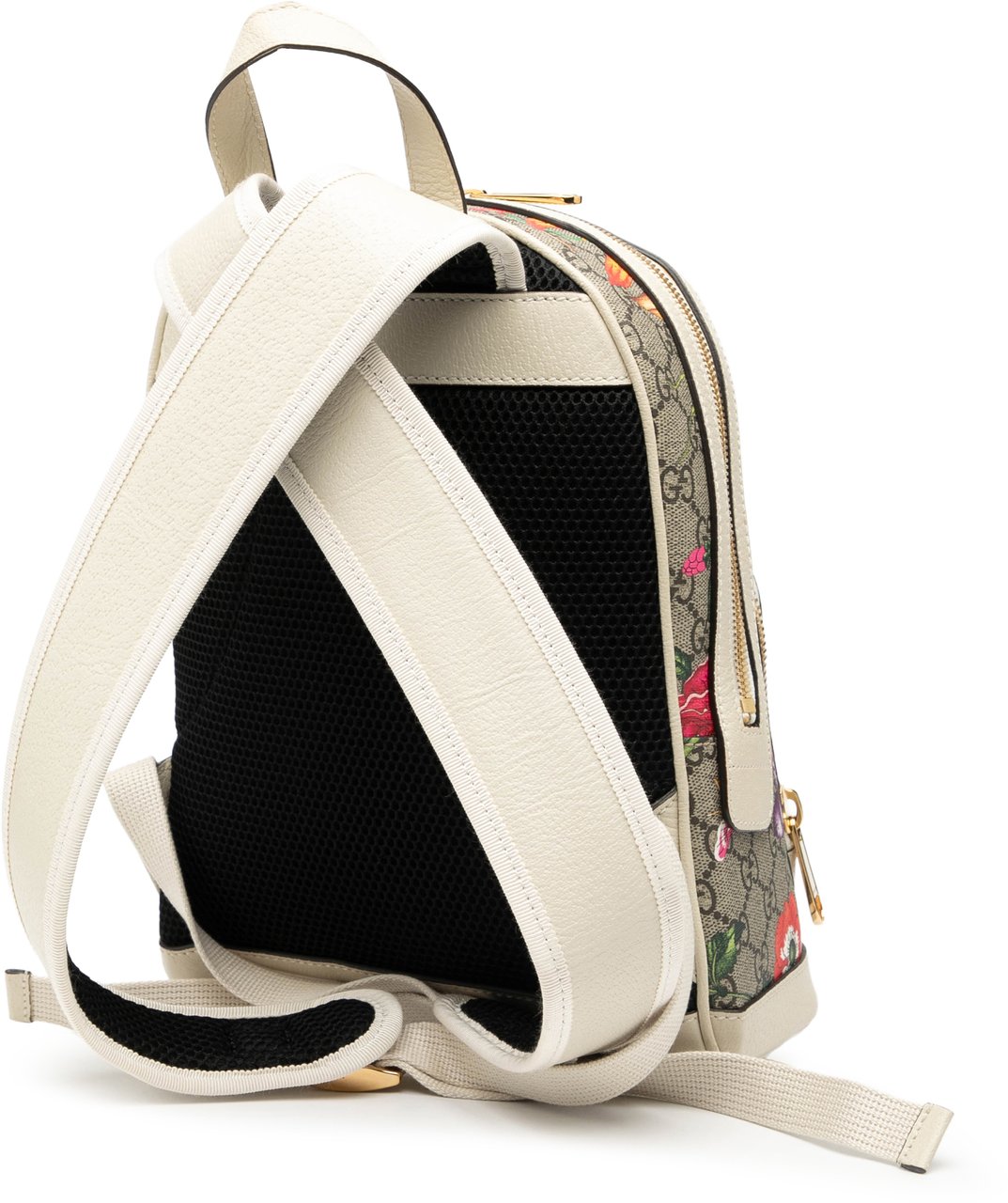 Gucci Small GG Supreme Flora Ophidia Backpack Bruin