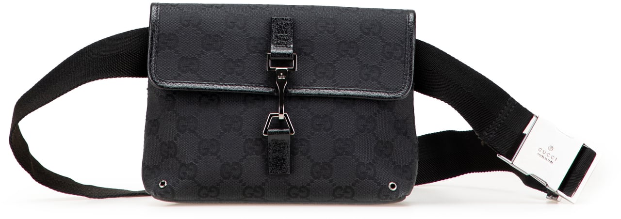 Gucci GG Canvas Jackie Belt Bag Zwart