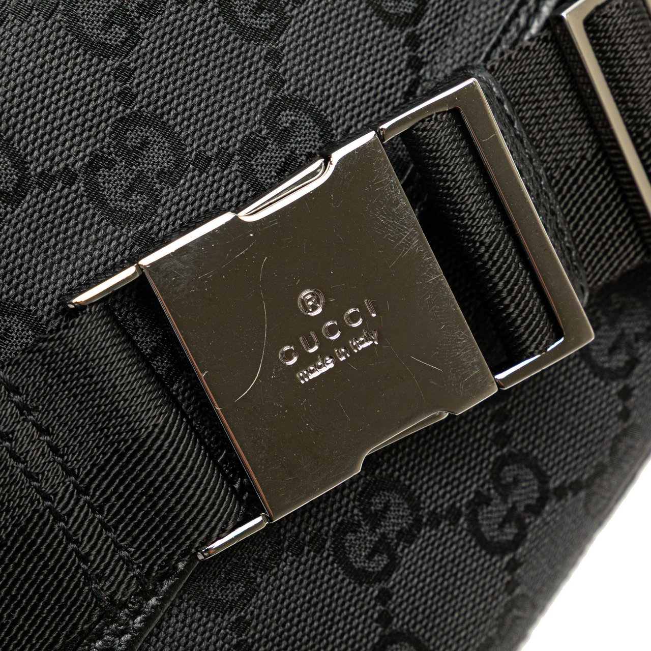Gucci GG Canvas Jackie Belt Bag Zwart