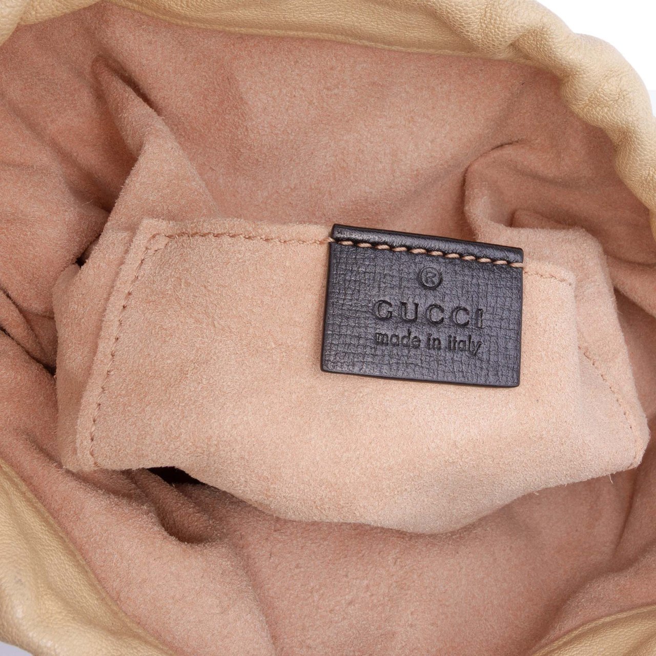 Gucci Leather Horsebit 1955 Bucket Bag Zwart