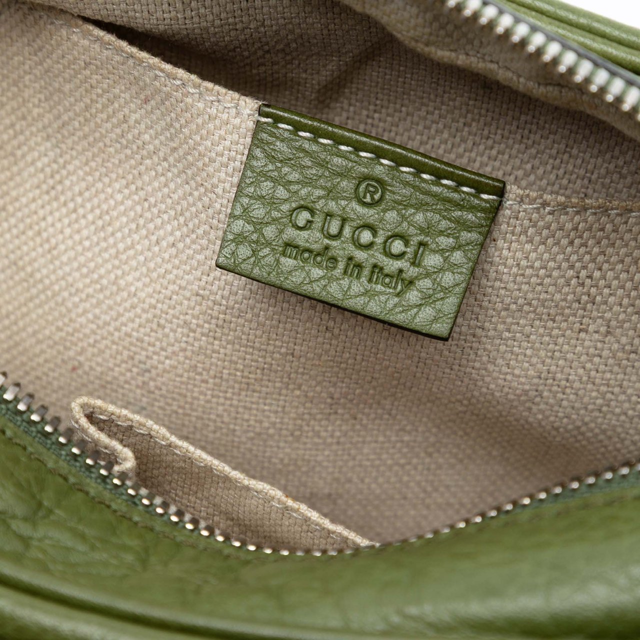 Gucci Leather Soho Disco Crossbody Groen