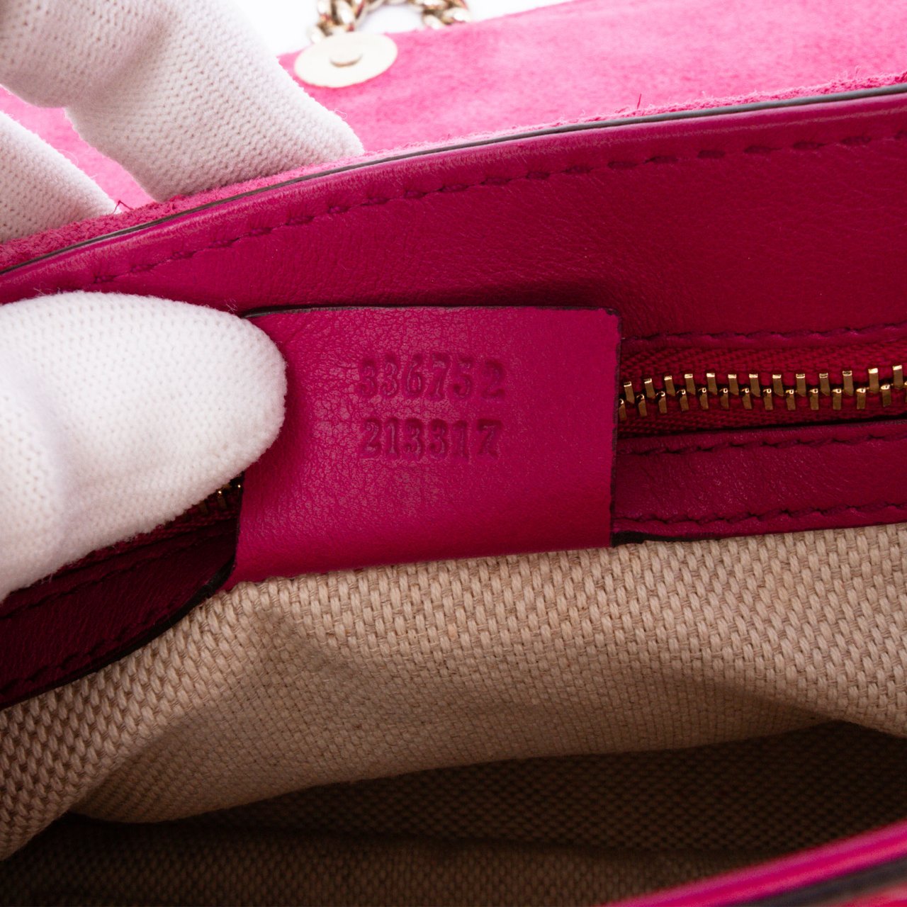 Gucci Medium Patent Soho Chain Flap Crossbody Rood