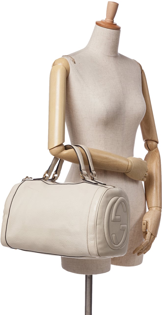 Gucci Leather Soho Boston Wit