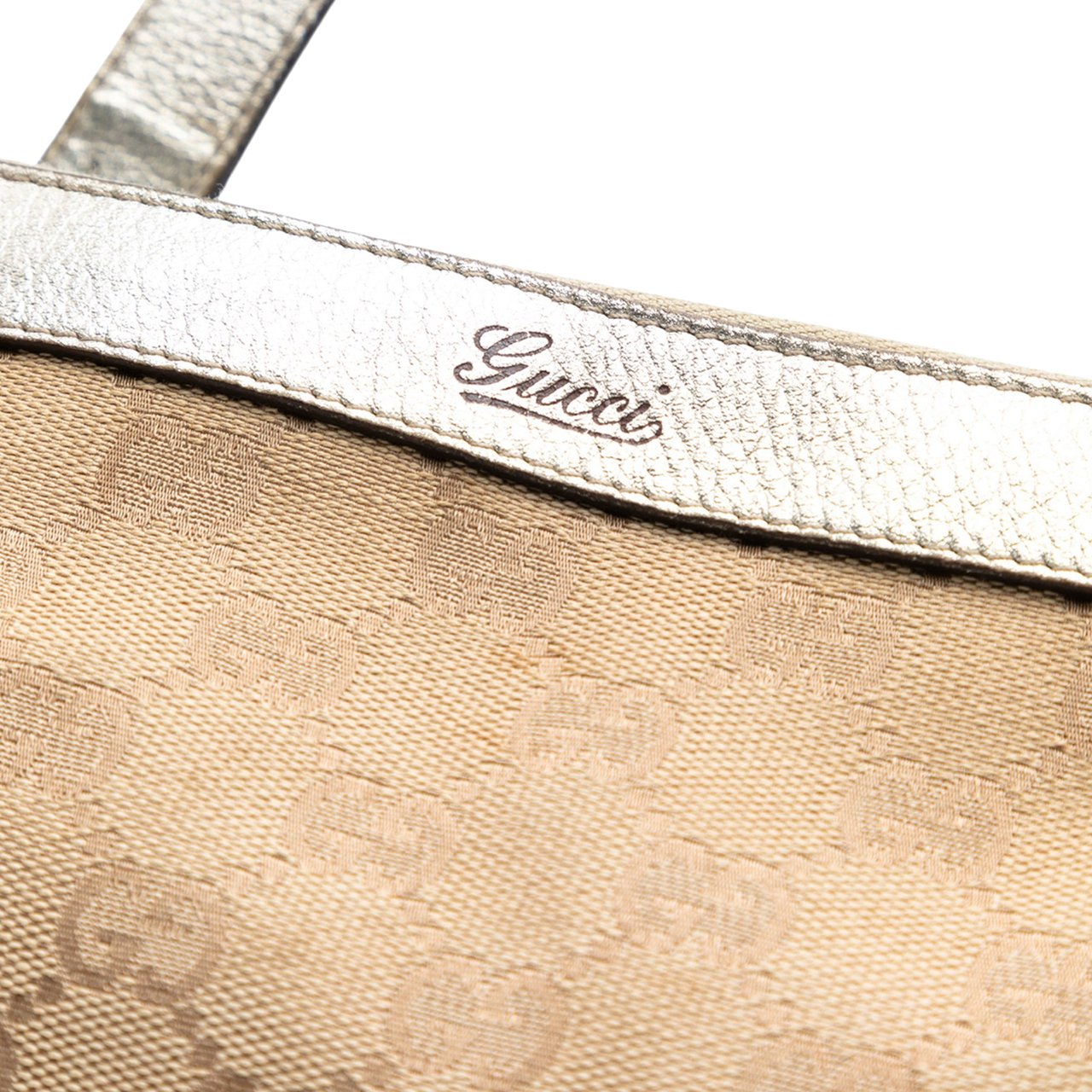 Gucci GG Canvas Abbey D Ring Tote Bruin