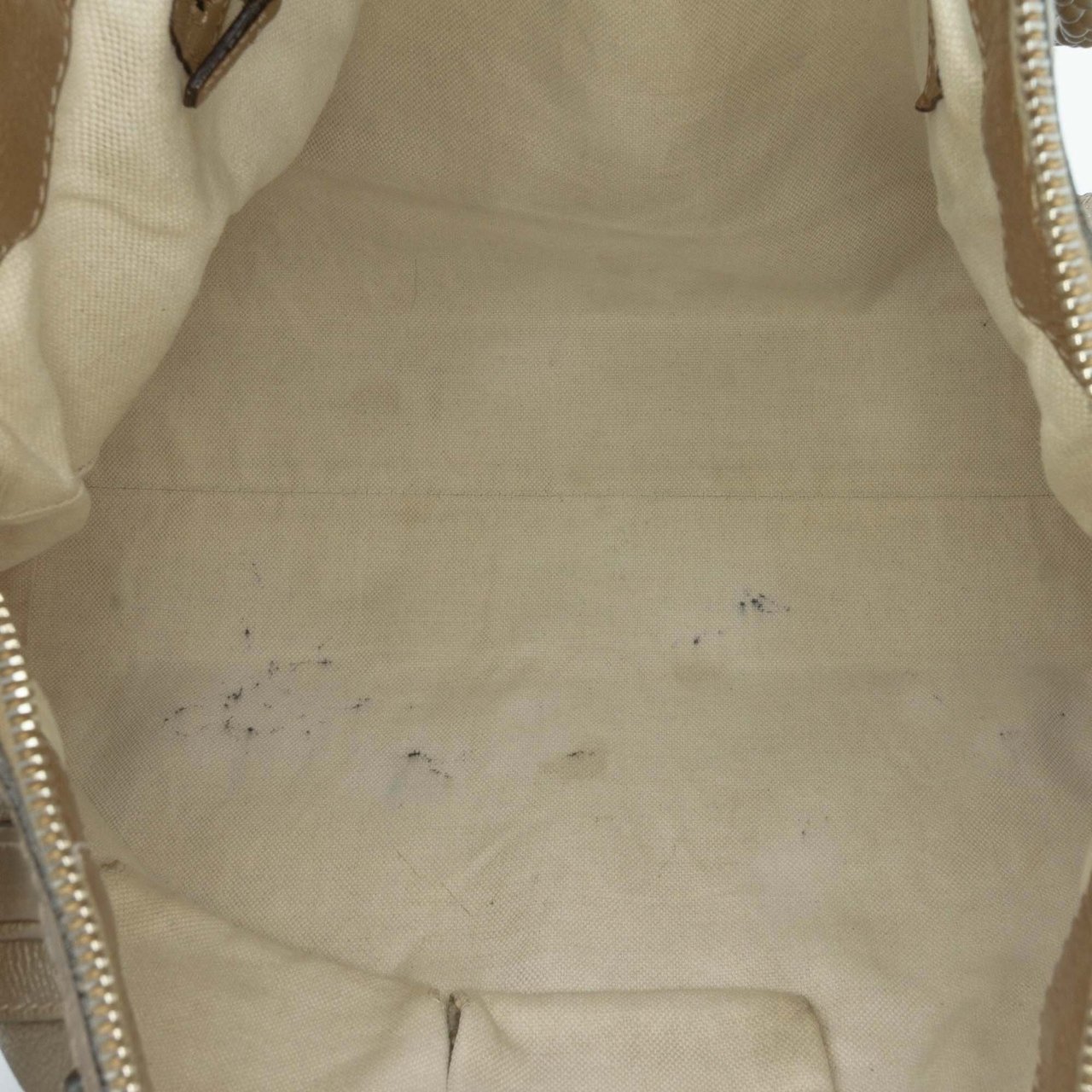 Gucci Large Leather Bella Tote Goud