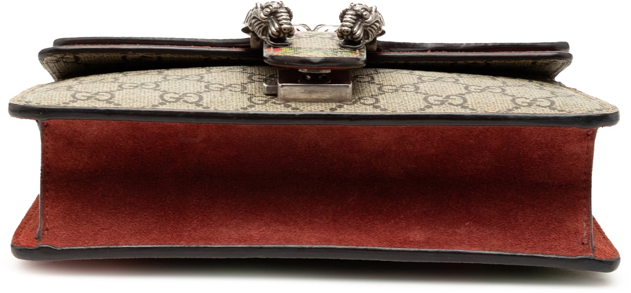 Gucci Small GG Supreme Blooms Dionysus Crossbody Bruin