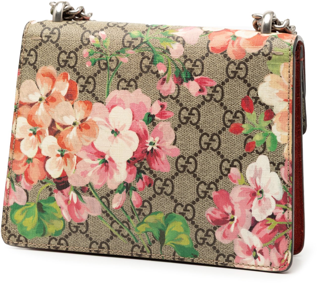 Gucci Small GG Supreme Blooms Dionysus Crossbody Bruin